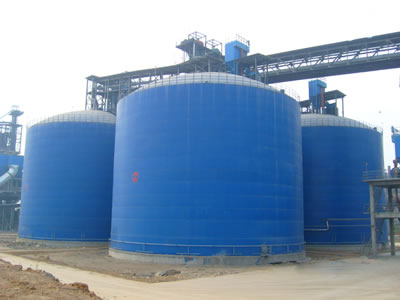 蒙山水泥钢板库改造