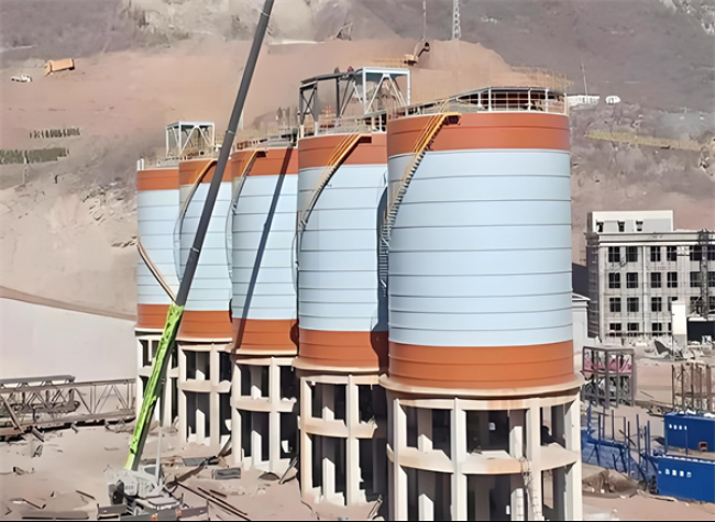 蒙山高架钢板仓